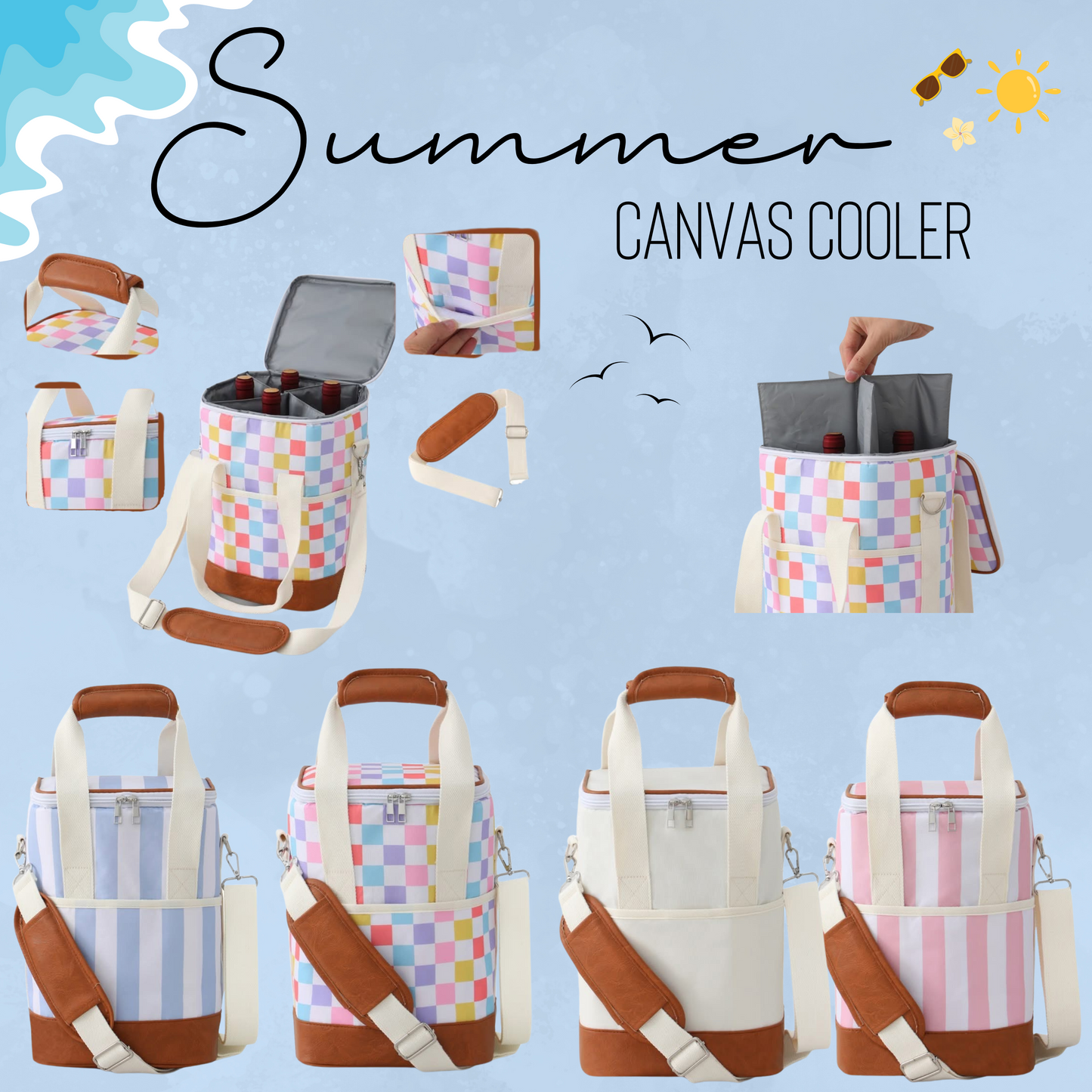 Summer - Canvas Cooler