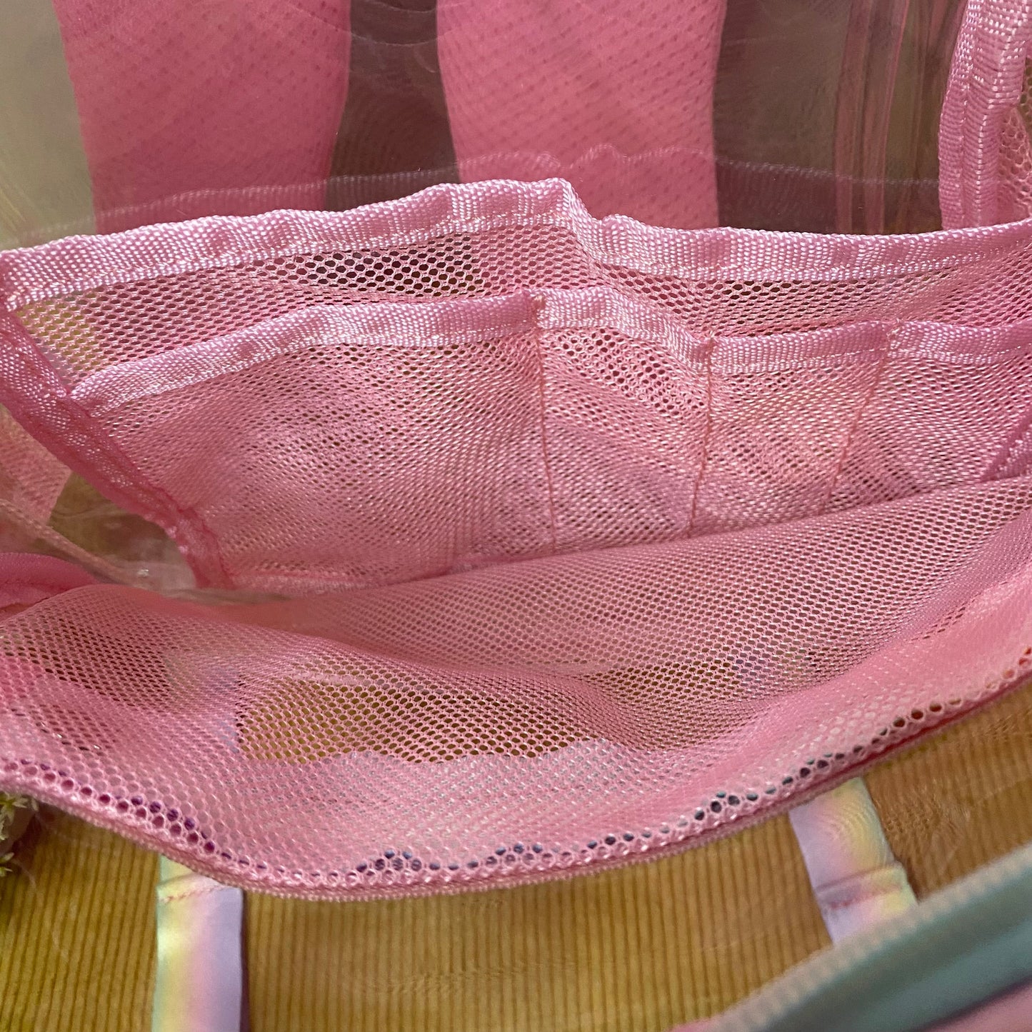 Clear Backpack - Pink