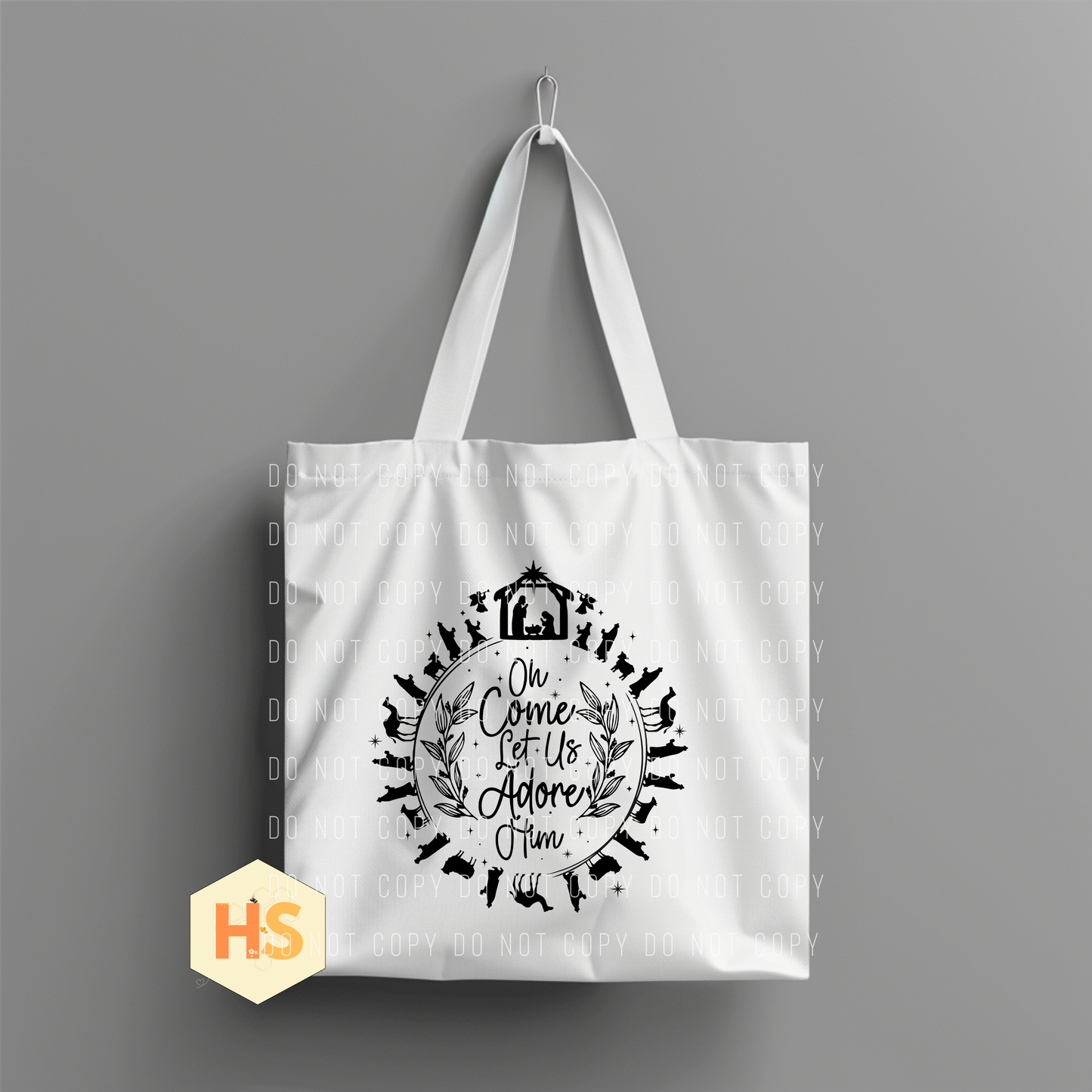 Tote Bag - Christmas Adore Him - PREORDER 7/8-7/11
