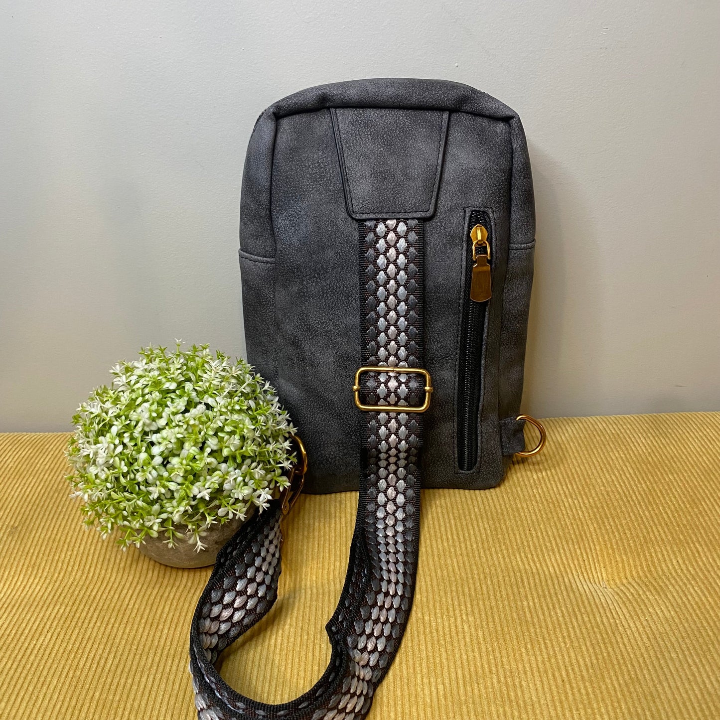 Alyssa - Faux Leather Sling Bag