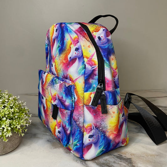 Mini Backpack - Rainbow Unicorn