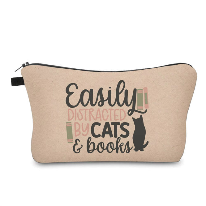 Pouch - Cats & Books