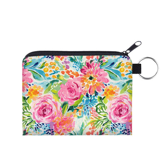 Mini Pouch - Floral Watercolors