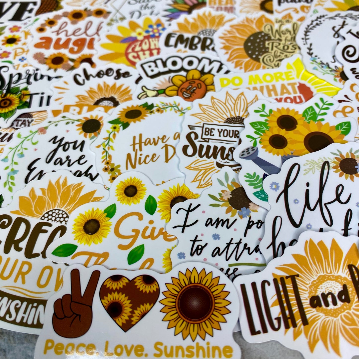 Stickers - Sunflower Sayings