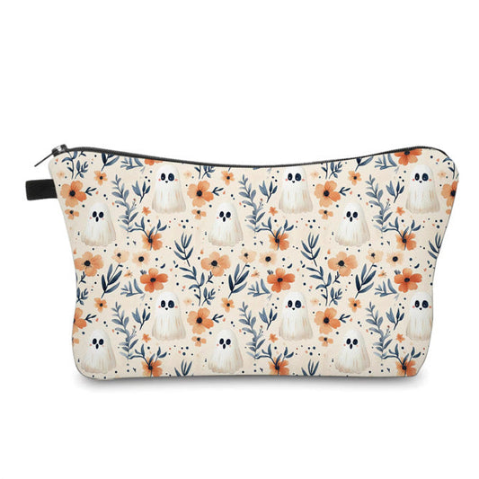 Pouch - Halloween Floral Ghost