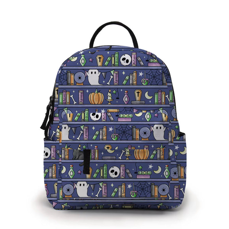 Mini Backpack - Halloween - Potion Spell Book Shelf