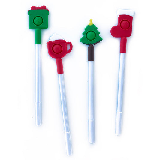 Pen - OMG Pop Fidgety Holiday Christmas Pen + Topper