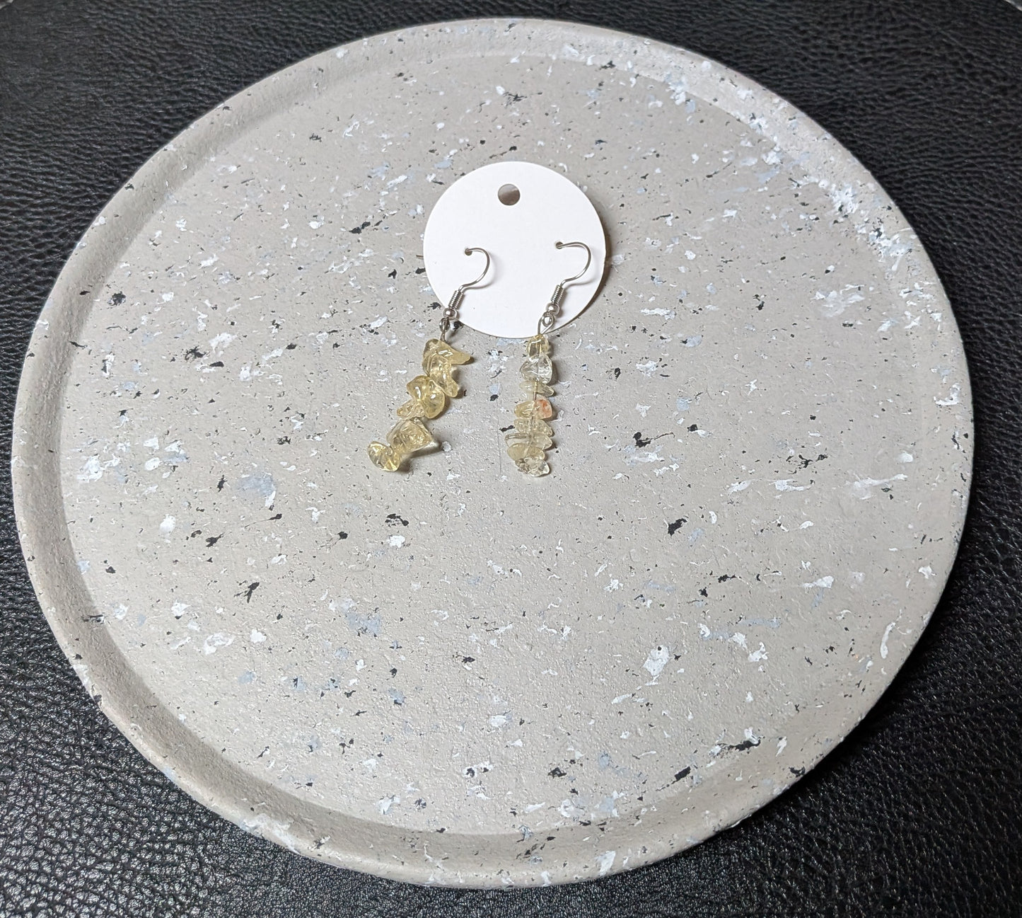 Yellow Stone Earrings