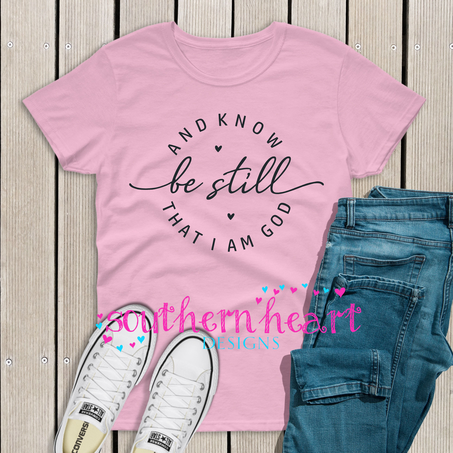 Be Still T Shirt: Gildan / Xl