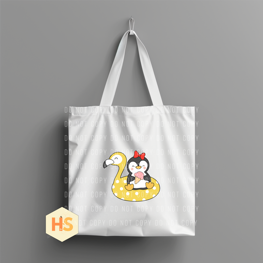 Tote Bag - Penguin Summer - PREORDER 7/8-7/11