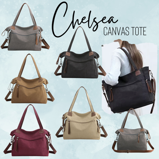 Chelsea - Canvas Tote - PREORDER 11/14-11/17