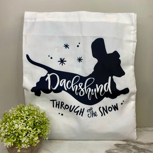 Tote Bag - Christmas - #40 - Dachshund