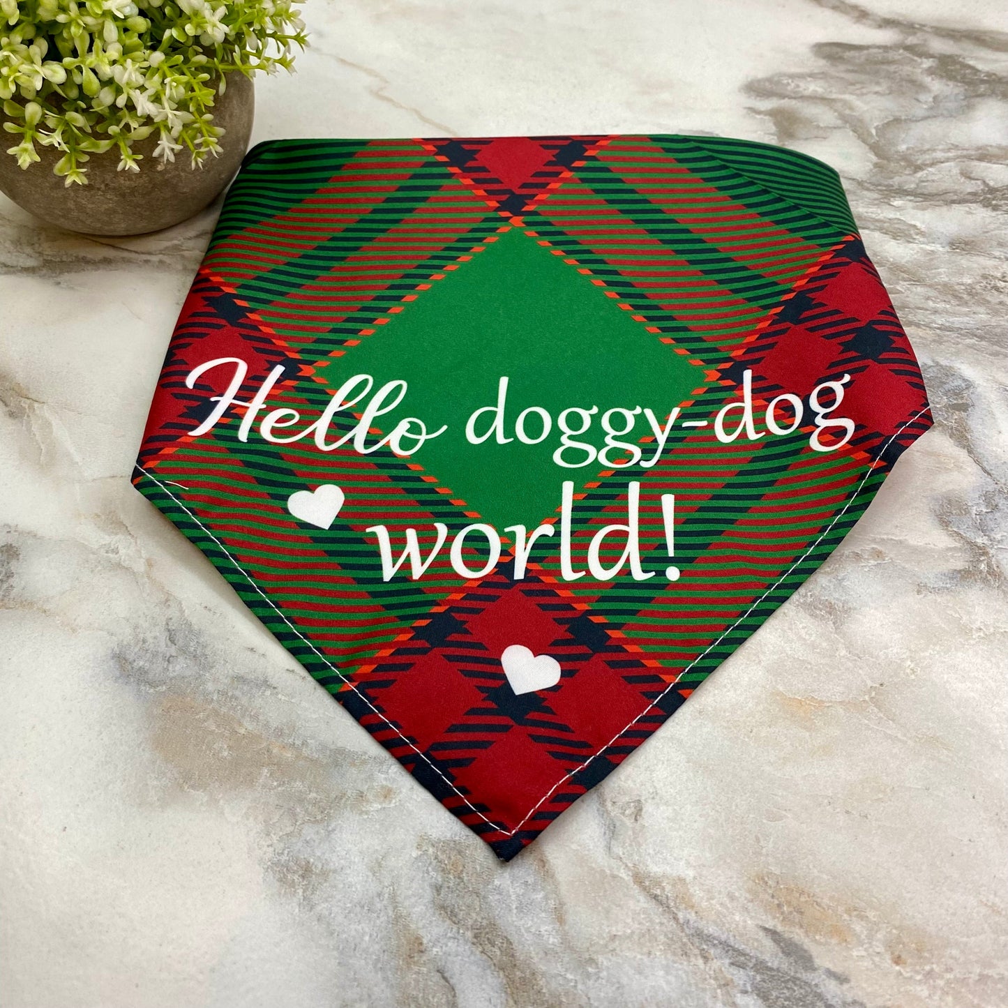 Dog Bandana - Plaid - Doggy-Dog World