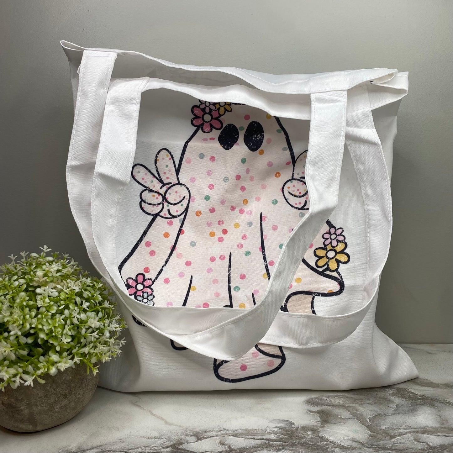 Tote Bag - Halloween - Peace Ghost