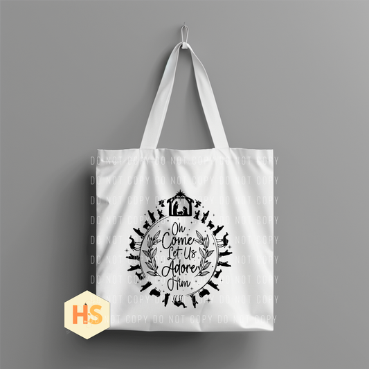 Tote Bag - Christmas Adore Him - PREORDER 7/8-7/11