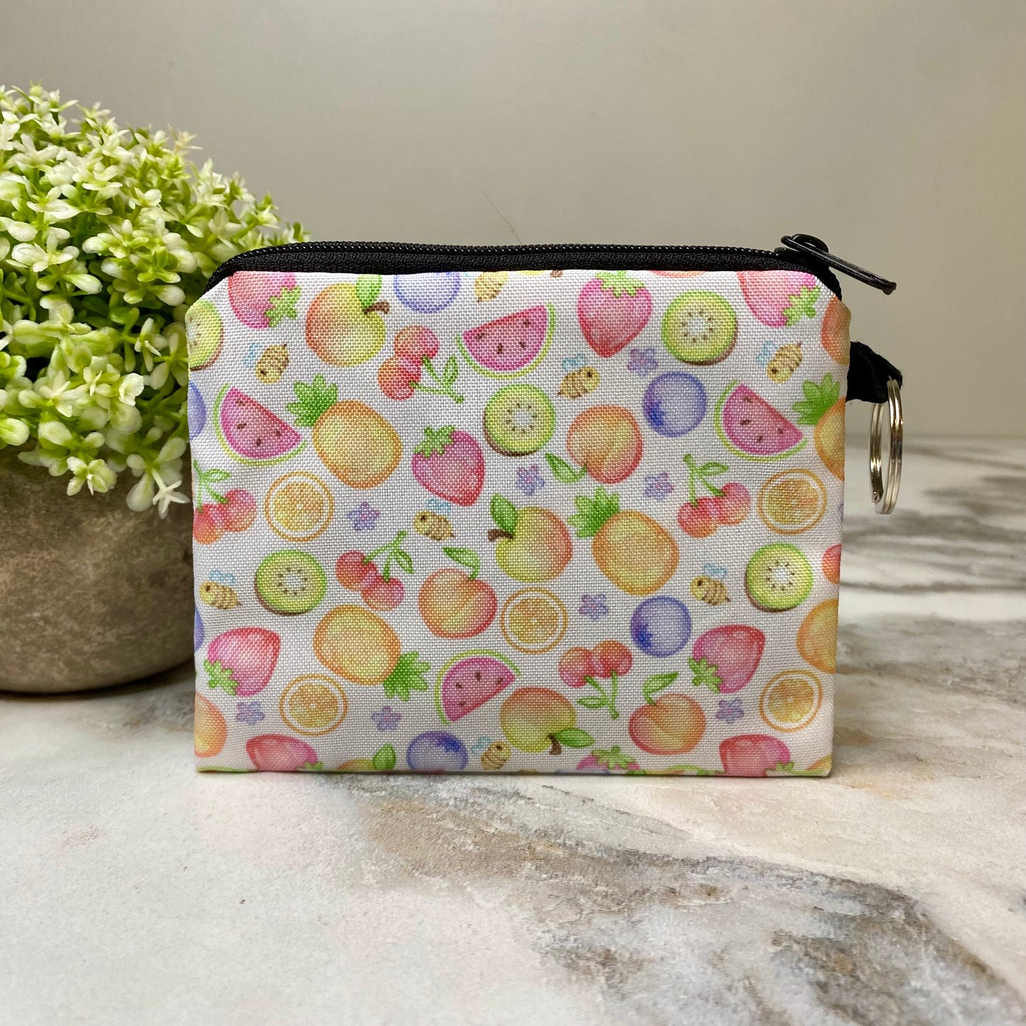 Mini Pouch - Fruit & Bees