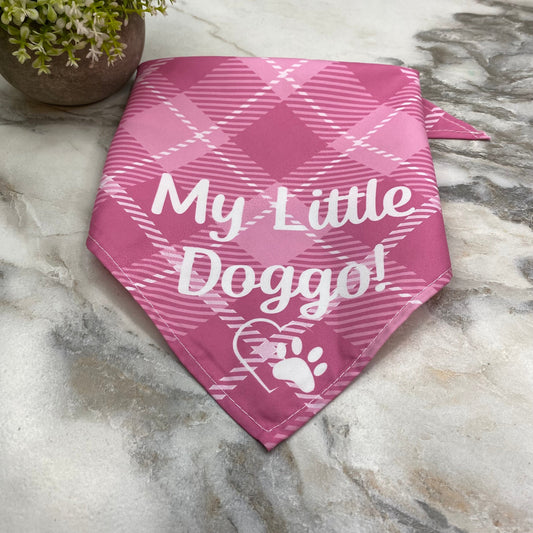 Dog Bandana - Plaid - My Little Doggo