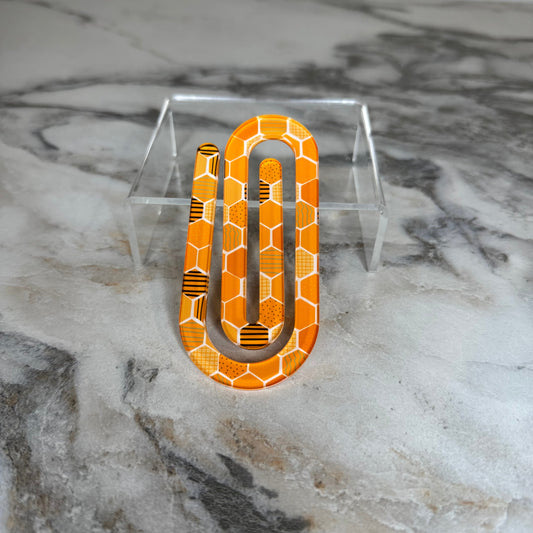 Jumbo Paperclip - Honeycomb