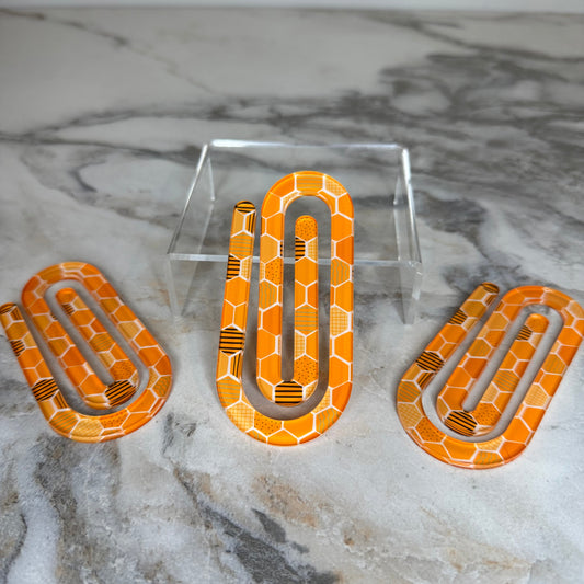 Jumbo Paperclip - Honeycomb