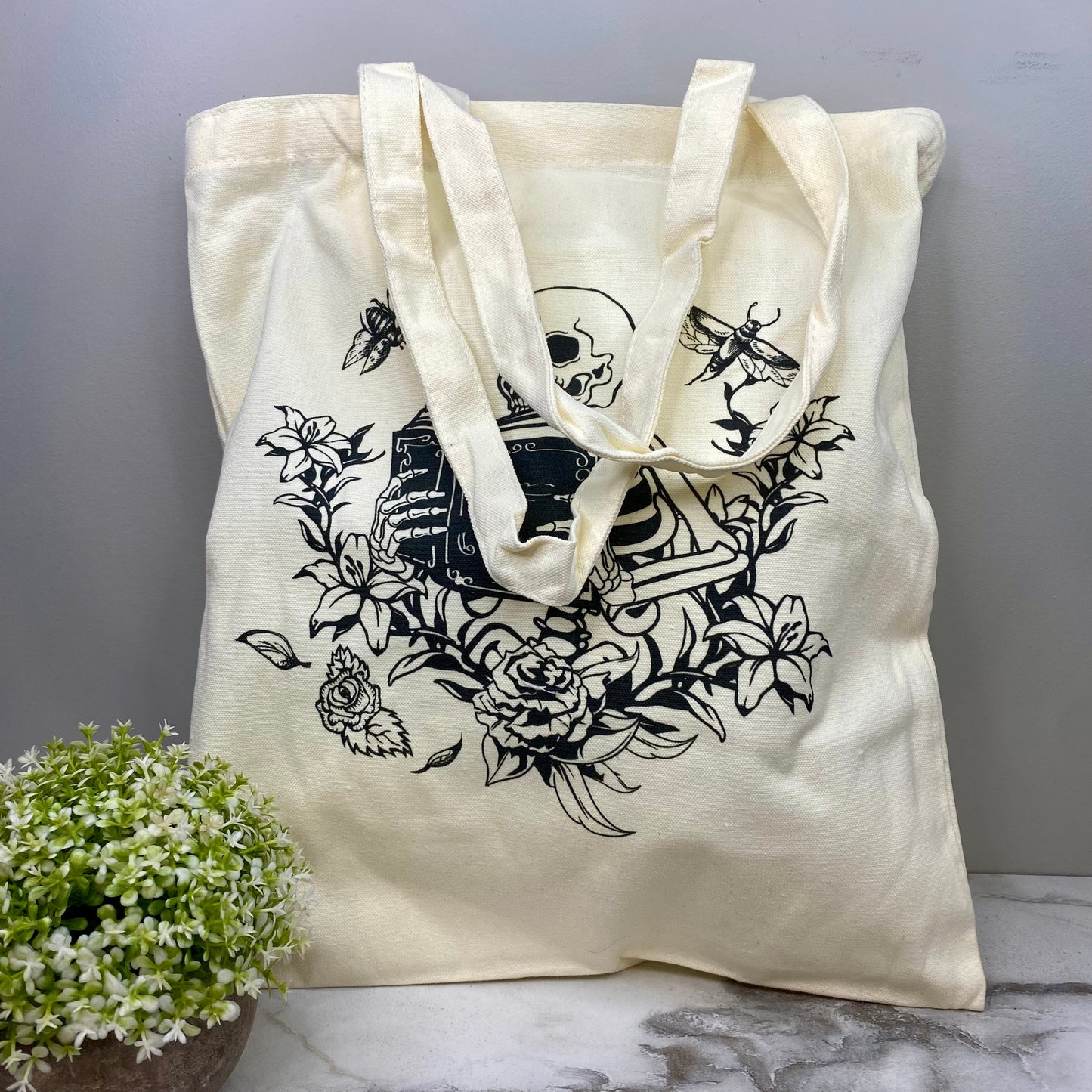 Tote Bag - Skeleton Books - #1