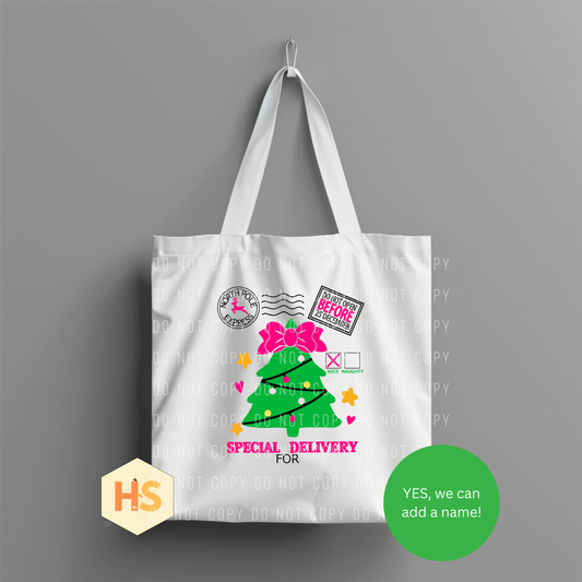 Tote Bag - Christmas Tree Custom - PREORDER 7/8-7/11