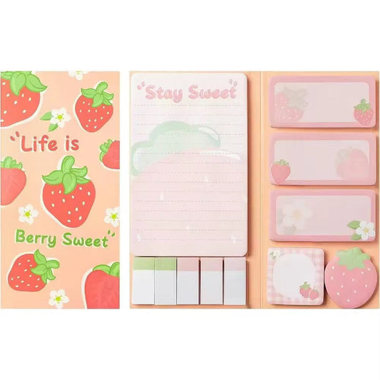 Sticky Note Booklet Set - Strawberry - PREORDER 6/21-6/24