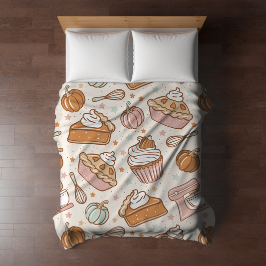 Blanket - Halloween - Fall Cake Pie Baking - PREORDER