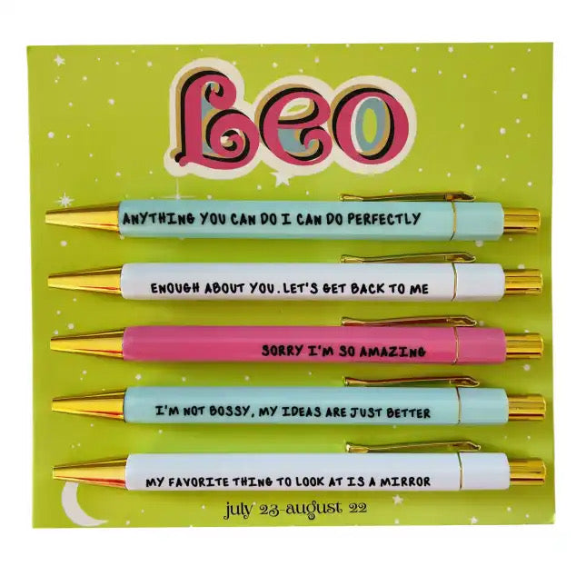 Pen Set - Leo - PREORDER 11/14-11/17