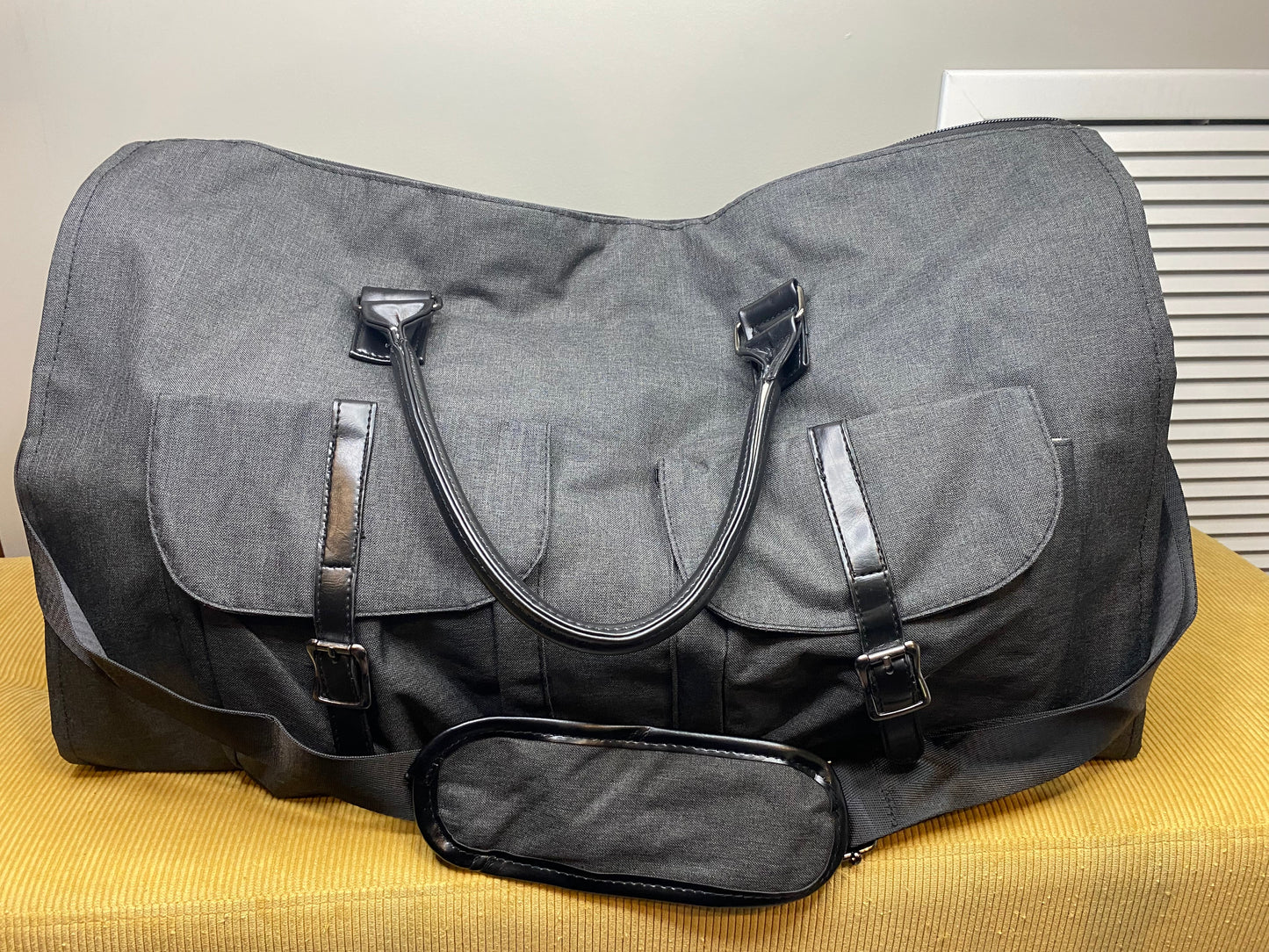 Rory, The Ultimate Duffle - Charcoal Grey/Black - PREORDER 10/4-10/6