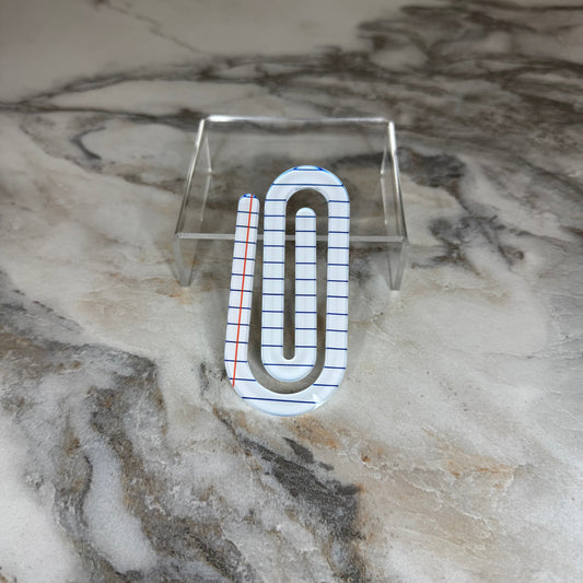 Jumbo Paperclip - Notebook Paper