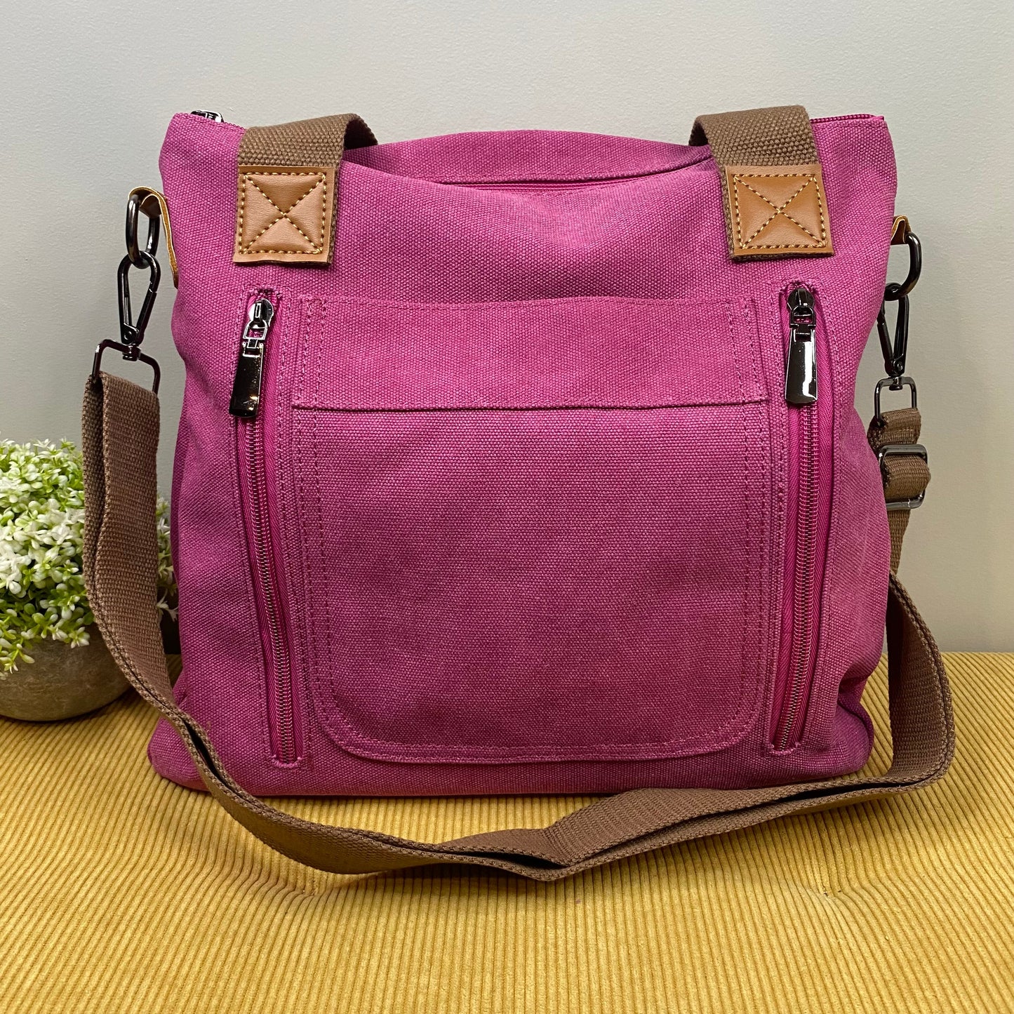 Caitlin - Canvas Satchel