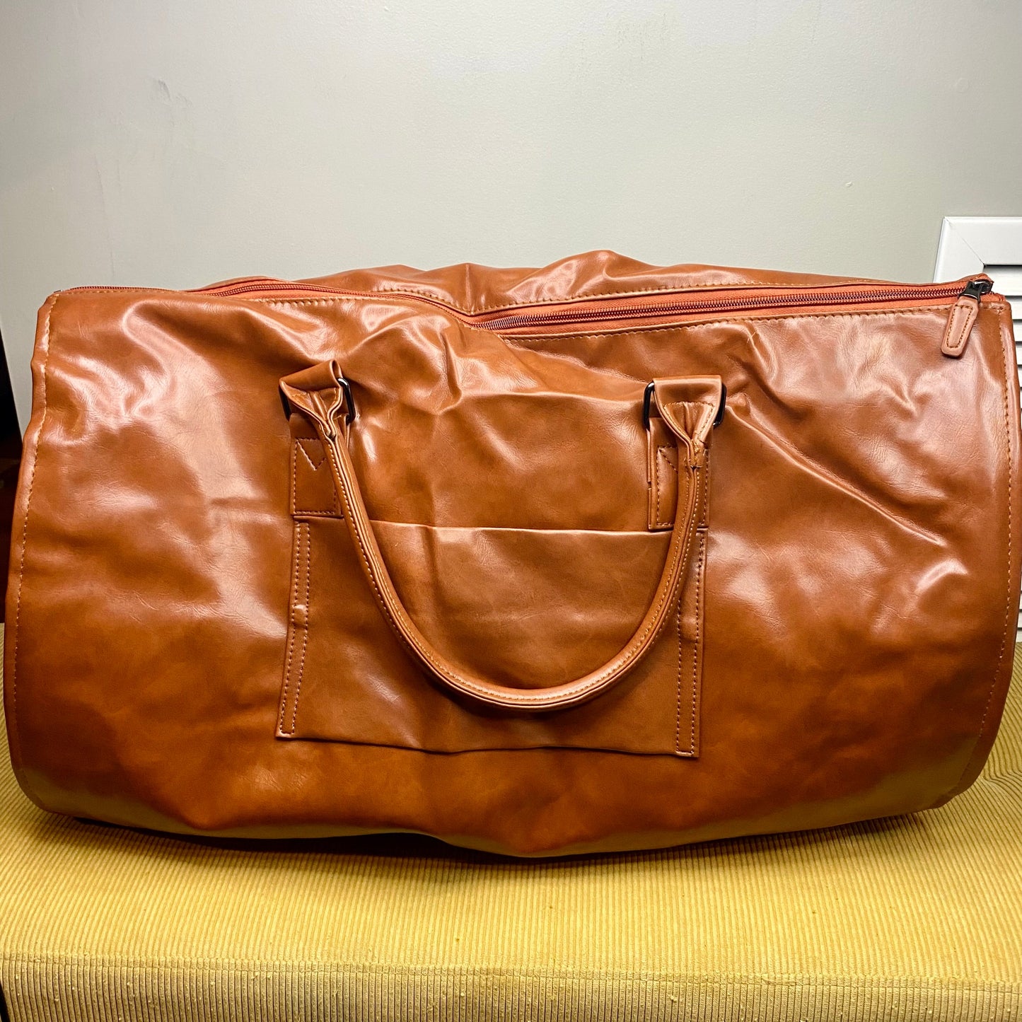 Rory, The Ultimate Duffle - Camel Faux Leather - PREORDER 10/4-10/6