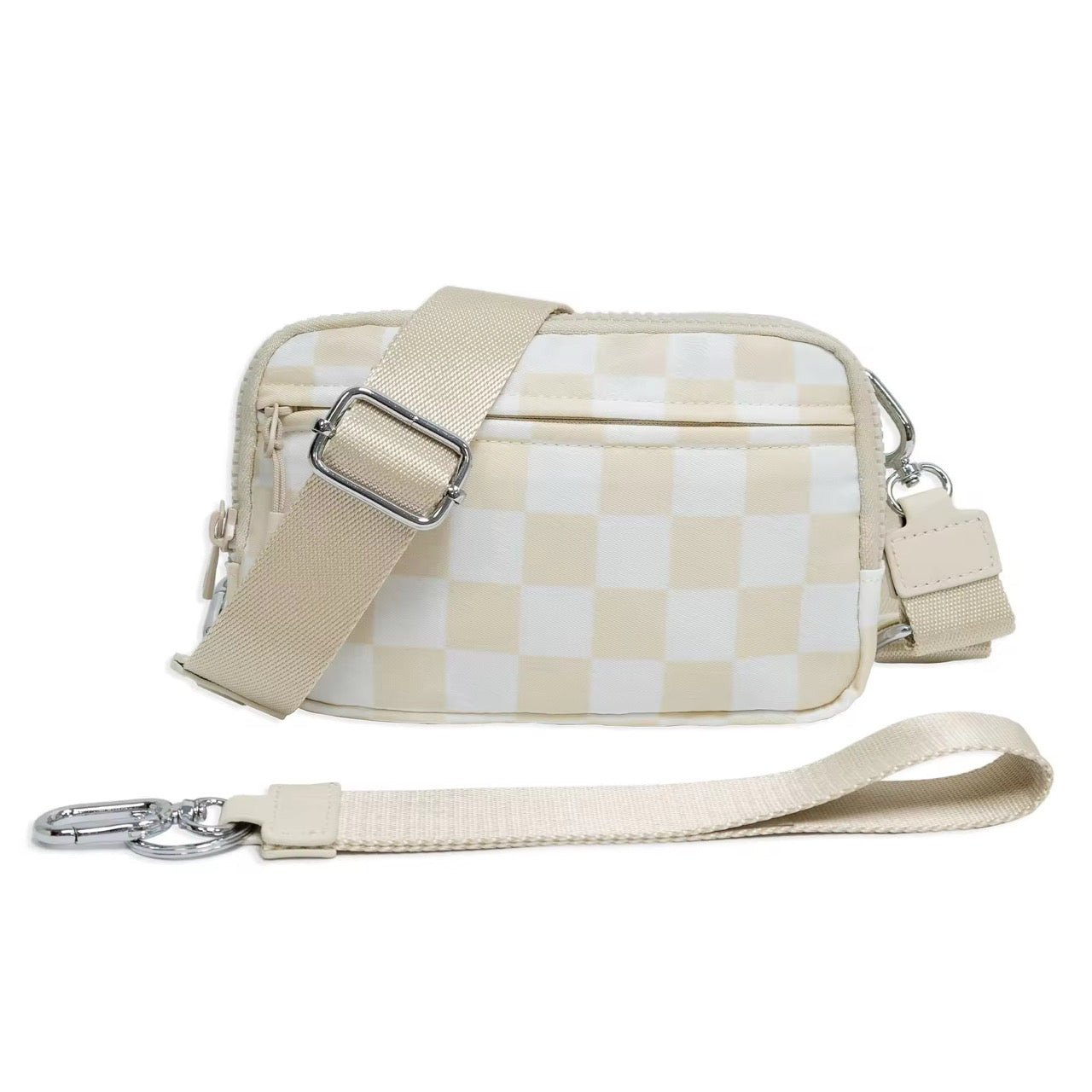 Remi - Nylon Crossbody Checkered