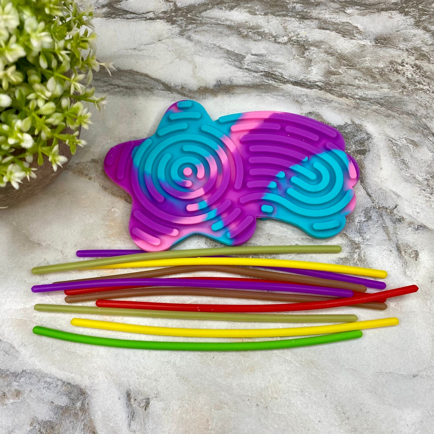 Silicone Sensory Activity Board Toy - Shooting Star