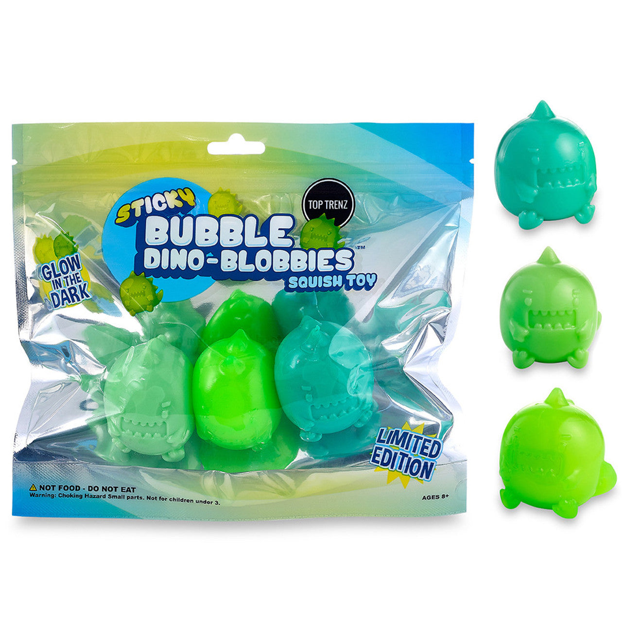 Sticky Bubble Blobbies Toy - Dino