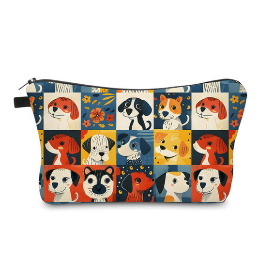 Pouch - Dog Squares
