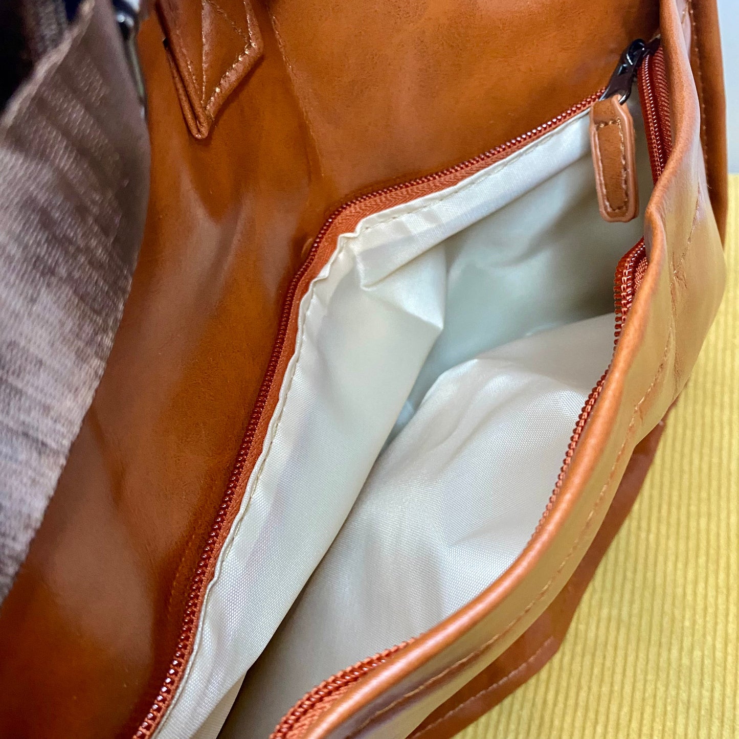 Rory, The Ultimate Duffle - Camel Faux Leather - PREORDER 10/4-10/6