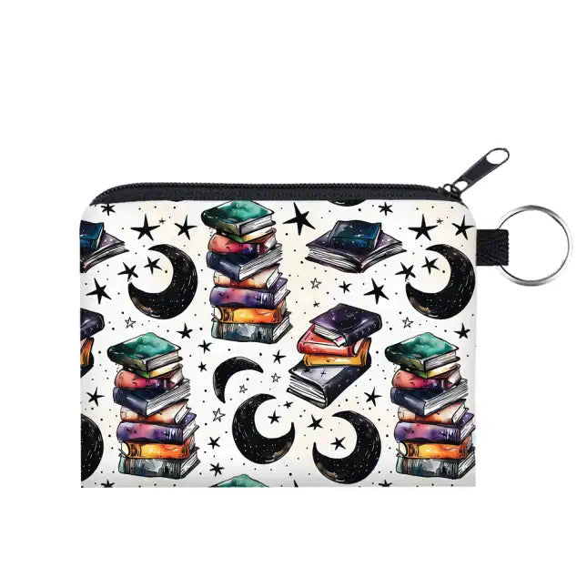 Mini Pouch - Books & Moon