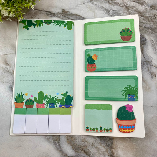 Sticky Note Booklet Set - Cactus Grow - PREORDER 6/21-6/24