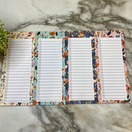 Note Pad with Magnet - Floral Mix