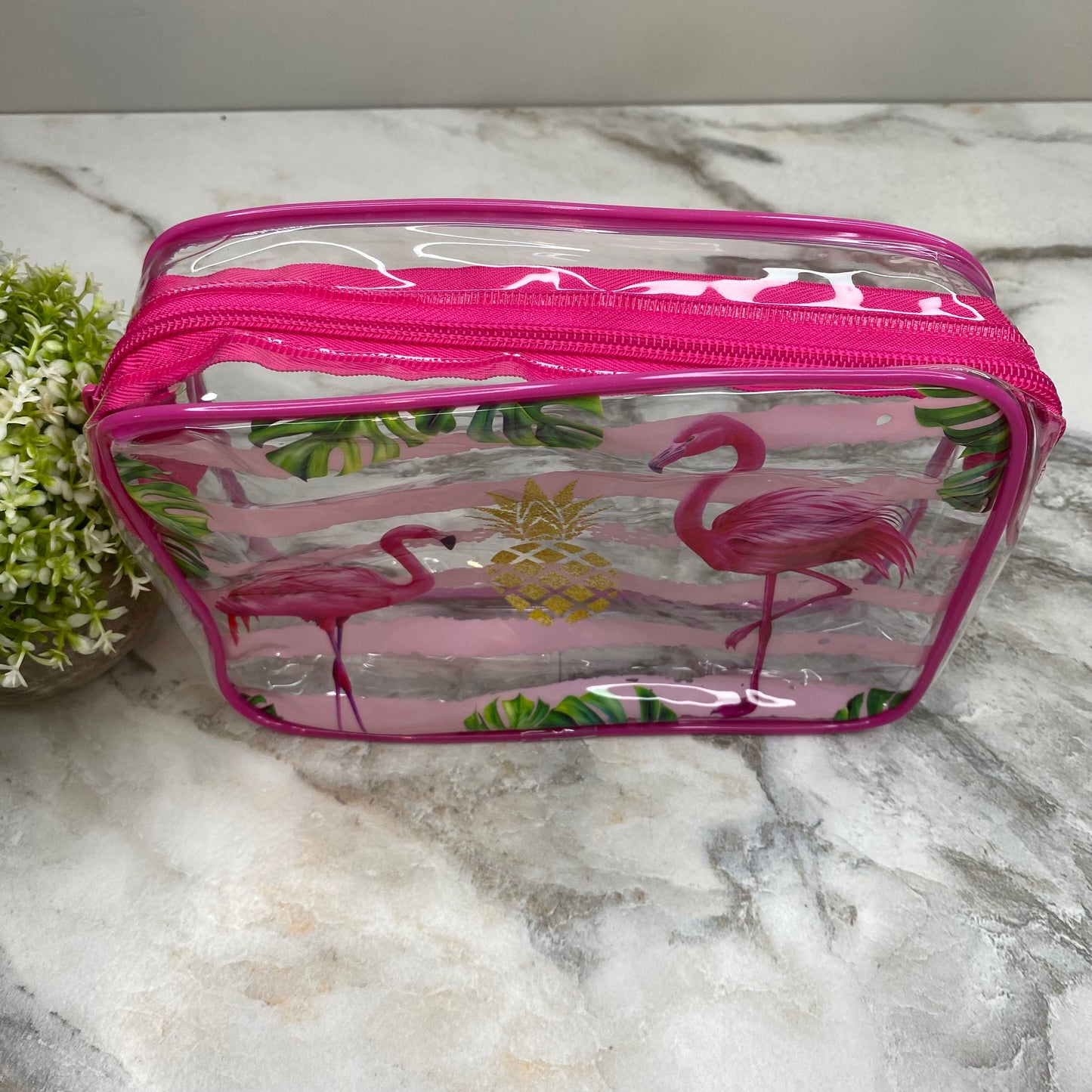 Clear Pouch - Flamingo - #2