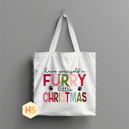 Tote Bag - Christmas Furry - PREORDER 7/8-7/11