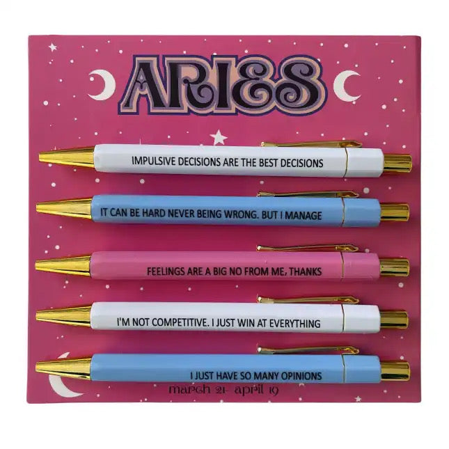 Pen Set - Aries - PREORDER