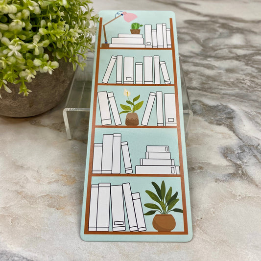 Bookmark - Mint Bookshelf