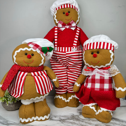 Telescopic Standing Christmas Decor - Gingerbread #3