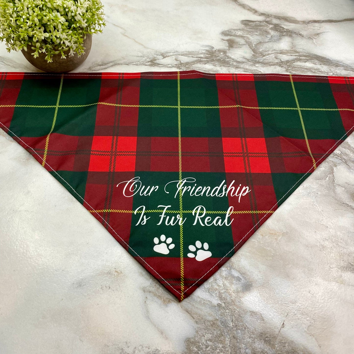 Dog Bandana - Plaid - Friendship Fur Real