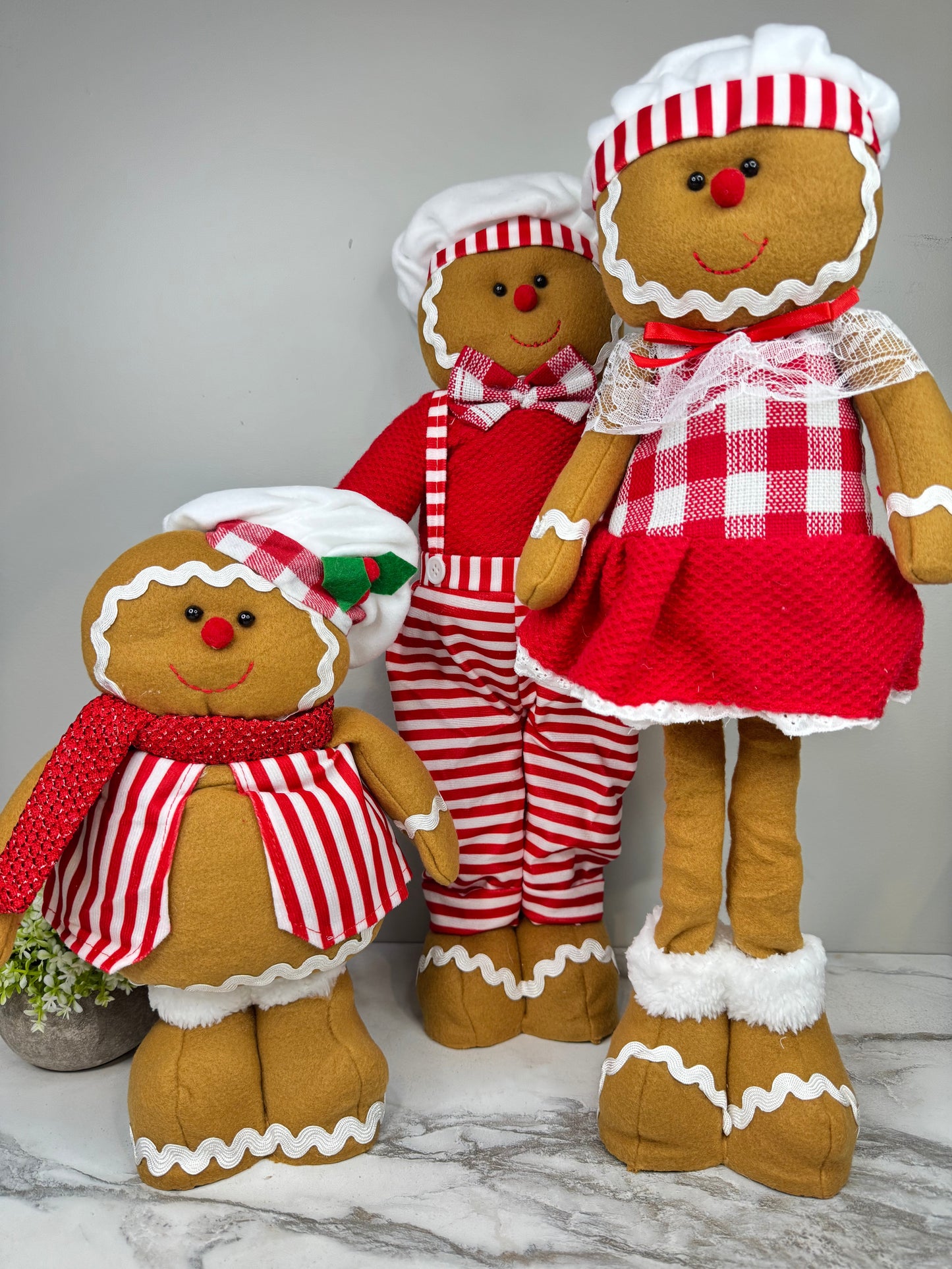 Telescopic Standing Christmas Decor - Gingerbread #3