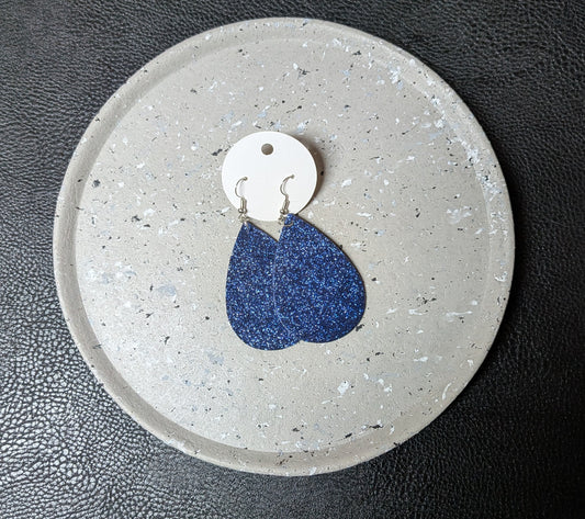 Blue Foam Earrings
