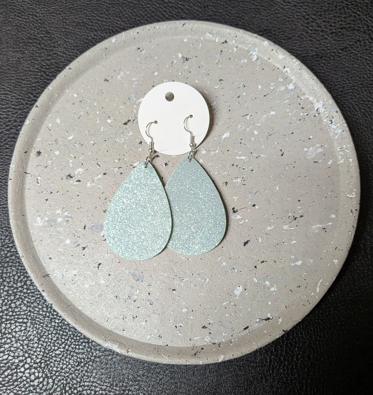 Light Blue Foam Earrings