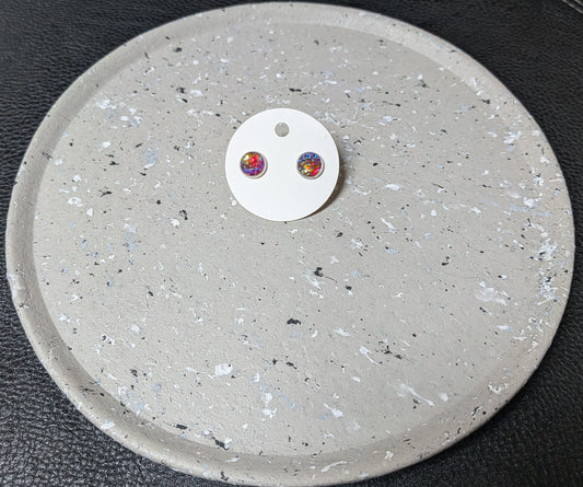 Mermaid Scale Earrings (Multi Colored)